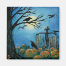 Search for scarecrows magnets Halloween