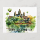 Search for angkor wat postcards Watercolor