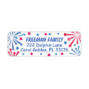 Search for 4th birthday return address labels 4th of july