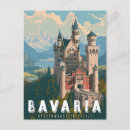 Search for germany travel poster postcards Neuschwanstein castle