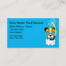 Search for swimming pool business cards Modern