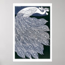 Search for art nouveau peacock posters Vintage