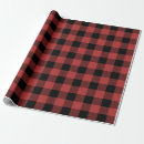 Search for red and black buffalo plaid wrapping paper Check