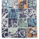 Search for surf shower curtains Hibiscus