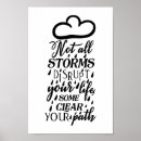 Search for storms posters Black and white