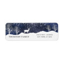 Search for winter scene return address labels Trendy