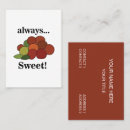Search for fruit business cards Professional