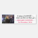 Search for hillary clinton president bumper stickers 2016