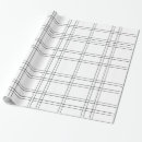 Search for black and white plaid wrapping paper Vintage