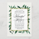 Search for greenery bridal shower invitations Botanical