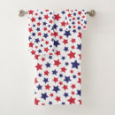 Search for red white and blue bath towels July 4th