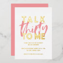 Search for pink 30th birthday invitations Minimal