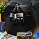 Search for newlyweds luggage tags Stripes
