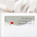 Search for red star return address labels Simple