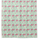 Search for tropical shower curtains Flamingos