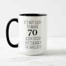Search for 70th mugs Turning 70