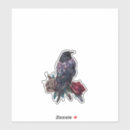 Search for gothic rose stickers Crow