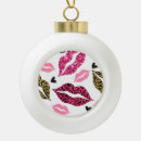 Search for lips christmas tree decorations Pink