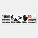 Search for prayer bumper stickers Atheism