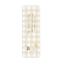 Search for gingham return address labels Bow