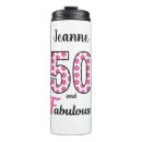 Search for 50th birthday tumblers Black and white