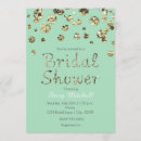 Search for mint green bridal shower invitations Elegant
