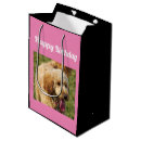 Search for happy birthday dog gift bags Pink
