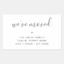 Search for new home stickers We've moved