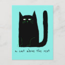 Search for cute cat postcards Pun