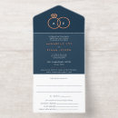 Search for navy and rose gold wedding invitations Blue