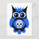 Search for sugar skull animal postcards Halloween