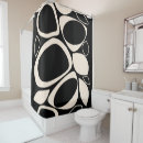 Search for cream and black shower curtains Abstract