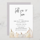 Search for white pumpkin bridal shower invitations Watercolor