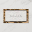 Search for tiger pattern business cards Elegant
