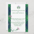 Search for scottish thistle invitations Tartan