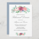 Search for dusty blue floral rehearsal dinner invitations Flowers