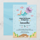 Search for caticorn birthday invitations Mermaid