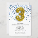 Search for royal blue and gold invitations Boy