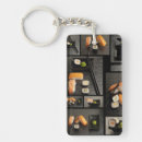 Search for gastronomic key rings Colourful