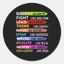 Search for living the dream stickers Black power