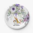 Search for fox plates Watercolor greenery