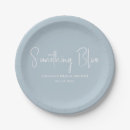Search for light blue paper plates Minimalist