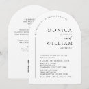 Search for simple typography wedding invitations All in one