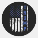 Search for blue line flag stickers America