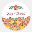 Search for orange marigold stickers Botanical
