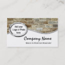 Search for brick layer business cards Architect