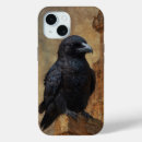 Search for black raven birds iphone cases Wildlife