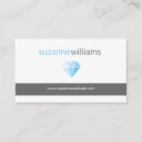Search for diamond jewelry business cards Elegant