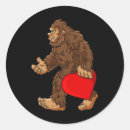 Search for bigfoot stickers Heart