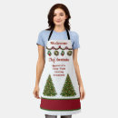 Search for holiday aprons Christmas trees